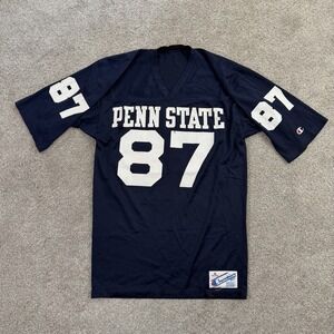 Vintage Champion Penn State Nittany Lions #87 NCAA Football Jersey Mens M Blue